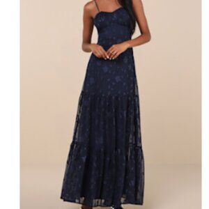 Lulus Navy Blue Dress
